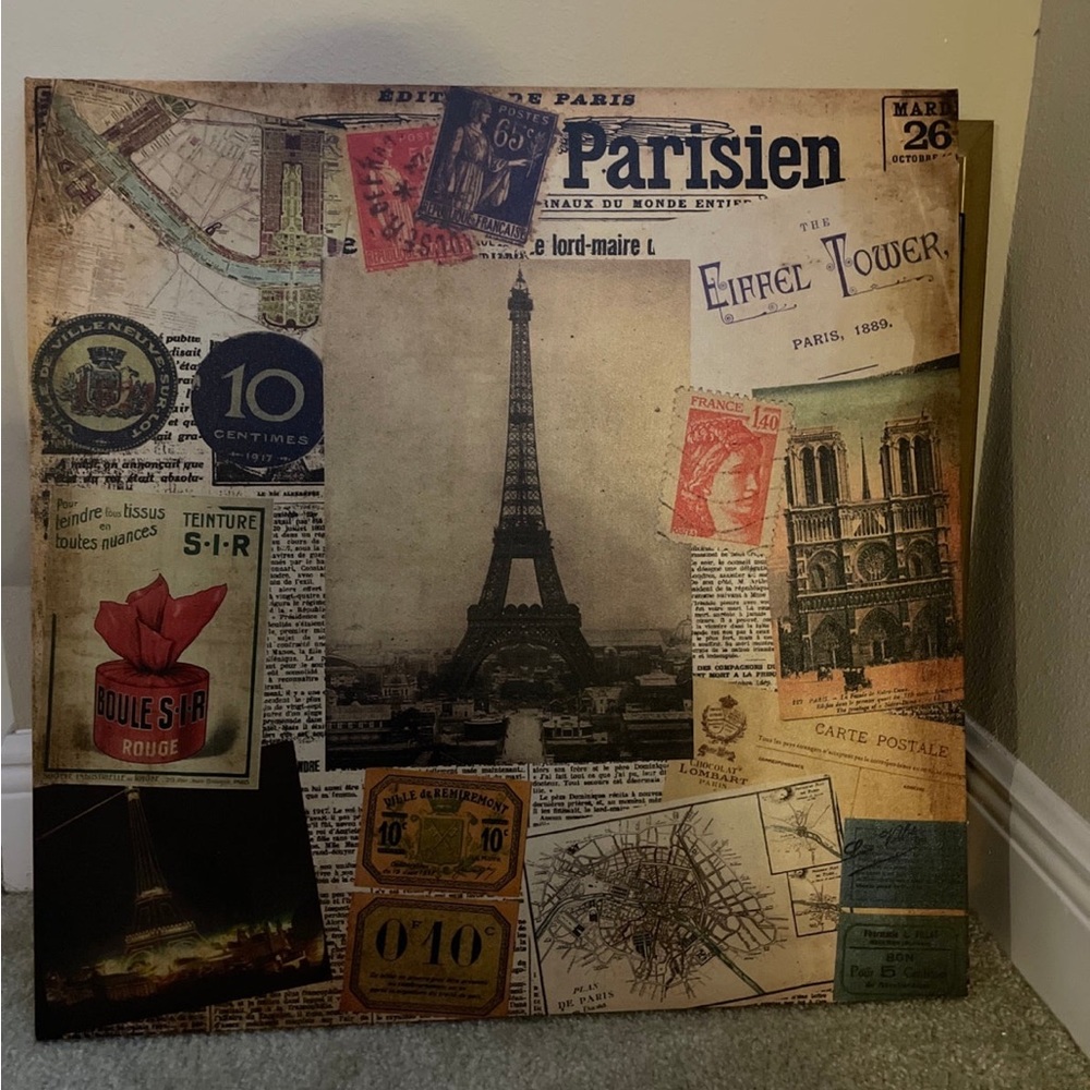 Paris themed wall decor